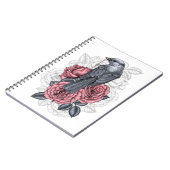 Carnet L'oiseau avec la clé argentée (Côté gauche)