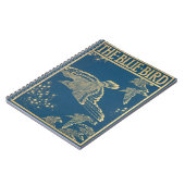 Carnet L'oiseau bleu - couverture vintage (Côté gauche)