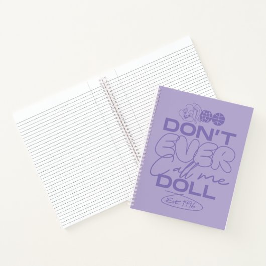 Carnet Lola "Ne m'appelle jamais poupée" (Intérieur)