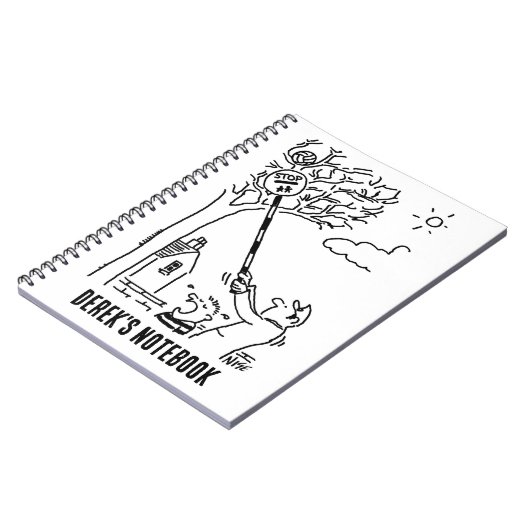 Carnet Lollipop Man aide à obtenir une balle d'un arbre (Côté gauche)