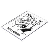 Carnet Lollipop Man découpe une pizza (Côté gauche)