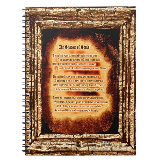 Carnet L'ombre des âmes (Devant)