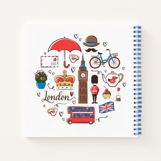 Carnet London Doodles (Dos)