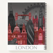 Carnet London Elevages by Night - Rouge (Dos)