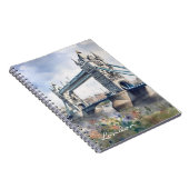 Carnet London Tower Bridge Travel Watercolor (Côté Droit)