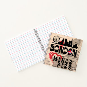 Carnet Londres aime Mince Pies Cityscape