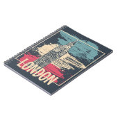 Carnet Londres Big Ben : Poster de typographie (Côté gauche)