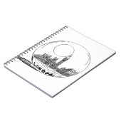 Carnet Londres dans une boule de verre. (Côté gauche)