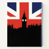 Carnet Londres Skyline | Le drapeau britannique (Dos)