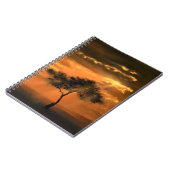 Carnet Lonely Tree Sunbeams - Lever du soleil (Côté gauche)