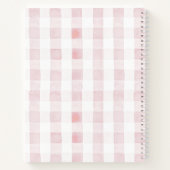 Carnet Long Pink Bow Ribbon Girl Baby Shower Guest Book (Dos)