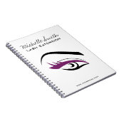 Carnet Longue icône d'extension de mèche de cils d'oeil (Côté Droit)