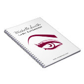 Carnet Longue icône d'extension de mèche de cils d'oeil (Côté Droit)