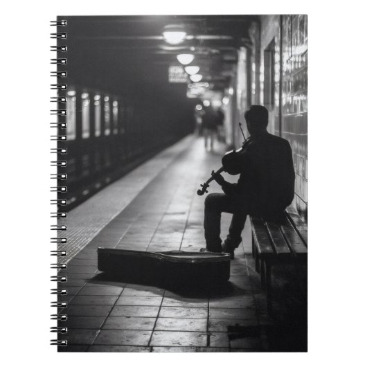 Carnet Longuement Violoniste Du Métro (Devant)