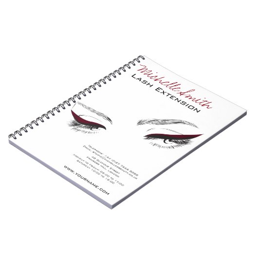 Carnet Longueur des cils face long oeilleur Extension Las (Côté gauche)