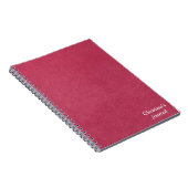 Carnet Look en cuir rose (Côté Droit)