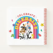 Carnet LOONEY TUNES™ - Celebrate Diversity Pride Arc-en-c (Dos)