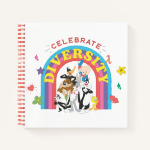 Carnet LOONEY TUNES™ - Celebrate Diversity Pride Arc-en-c