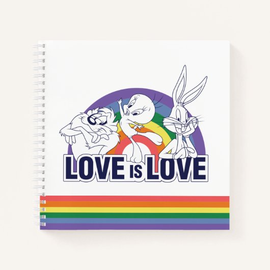 Carnet LOONEY TUNES™ - L'amour c'est l'amour (Devant)
