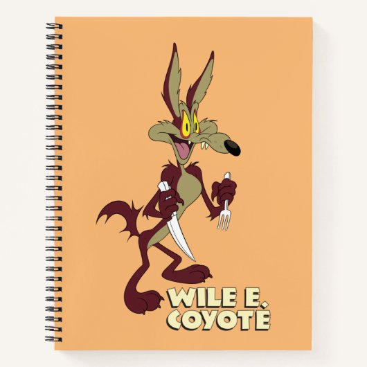 Carnet LOONEY TUNES™ Rires rétro | WILE E. COYOTE™ (Devant)