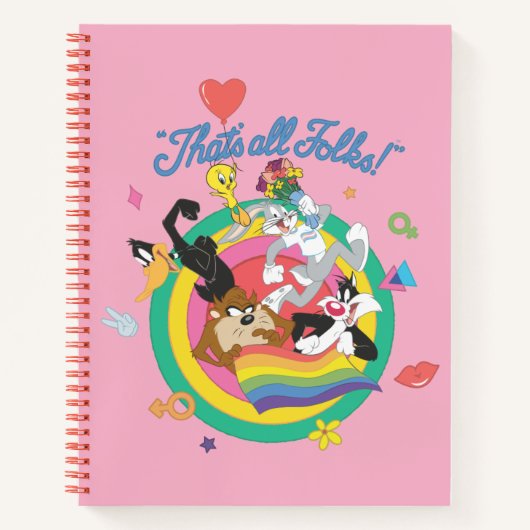 Carnet LOONEY TUNES™ - That's All Folks ! Pride Bullseye (Devant)