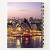 Carnet L'Opéra de Sydney en soirée (Dos)