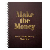 Carnet L'or 3D gagnent l'argent (Devant)