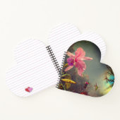 Carnet L'orchidée de Cattleya et trois colibris Heade (Intérieur)