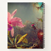 Carnet L'orchidée de Cattleya et trois colibris Heade (Dos)