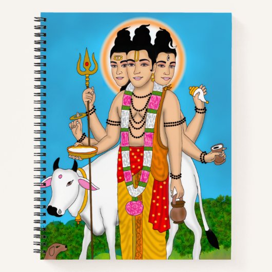 Carnet Lord Dattatreya Notebook (Devant)