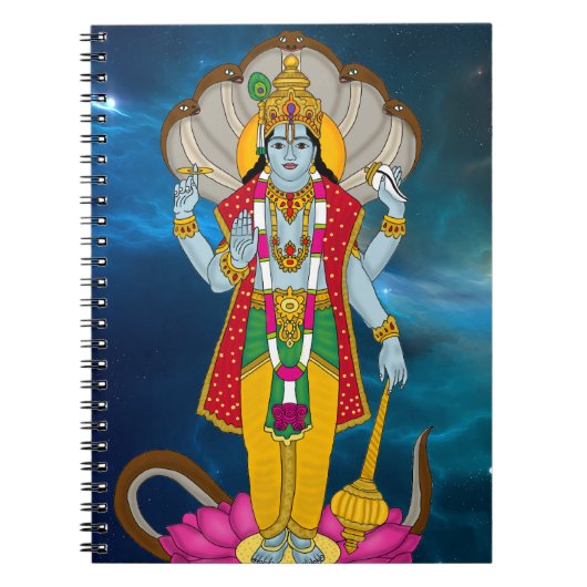 Carnet Lord Vishnu Notebook (Devant)