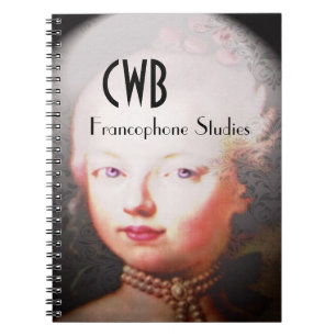 Carnet Lorrayna Monogramme baroque français