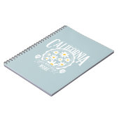 Carnet Los Angeles California Floral Graphic (Côté gauche)