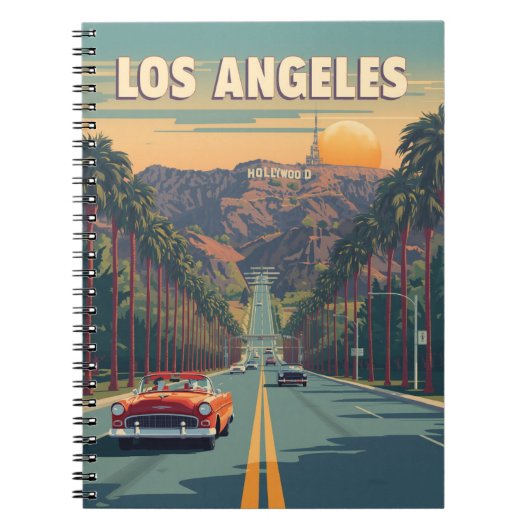 Carnet Los Angeles vintage (Devant)