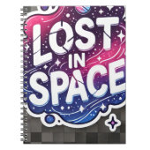 Carnet Lost in Space - Vibrant Galaxy Sticker (Devant)