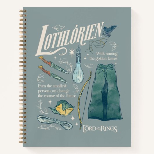 Carnet LOTHLORIEN™ Collage graphique aquarelle (Devant)