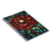 Carnet "Lotus " de mosaïque souillé en verre (Côté Droit)