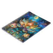 Carnet Lotus de verre tendu fleurit au clair de lune (Côté gauche)