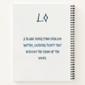 Carnet Lotus des Océans (Dos)
