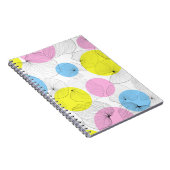 Carnet Lotus feuille dessine à la main le contour avec de (Côté Droit)