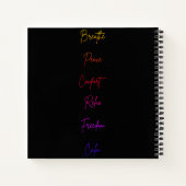 Carnet Lotus Fleur Yoga Méditation Amateurs (Dos)