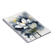 Carnet Lotus - Fleurs aquarelles (Côté Droit)