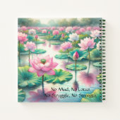 Carnet Lotus Flowers & Citation (Dos)