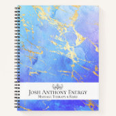 Carnet *~* Lotus Gold Pastel Nebula Galaxy Universe AP3 (Devant)