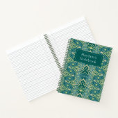 Carnet Lotus Ikat Motif - Le Lotus Blanc (Intérieur)