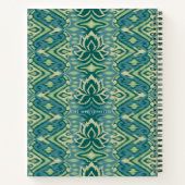 Carnet Lotus Ikat Motif - Le Lotus Blanc (Dos)