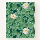 Carnet Lotus Lagoon Motif - Le Lotus Blanc (Dos)