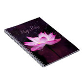 Carnet lotus magique - (Côté Droit)