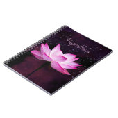 Carnet lotus magique - (Côté gauche)