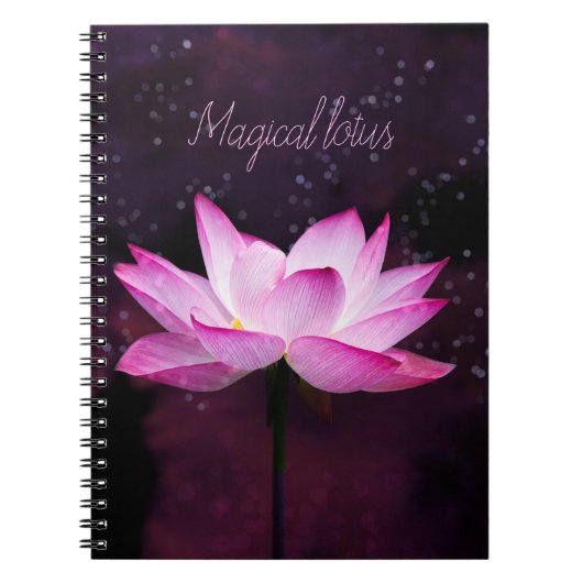 Carnet lotus magique - (Devant)